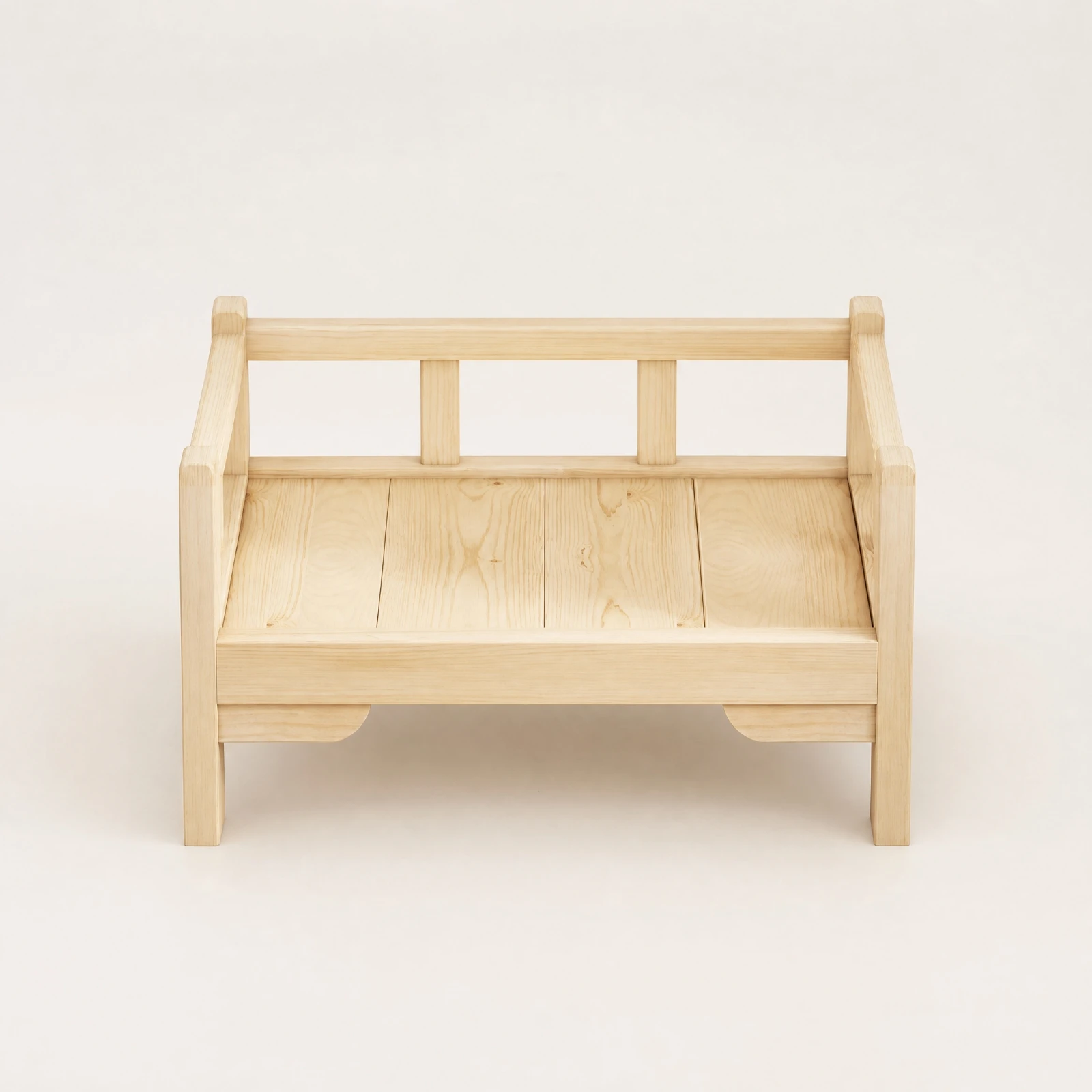 Raised Wooden Cat and Dog Bed Breathable Elevated Pet Bed with Legs Long-Lasting Compact for Living Room, Bedroom