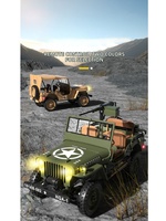 HG 1/14 4x4 Electric Military Truck HG4 58 Convertible Off Road Combat Vehicle Remote Control Car 2Speed Light Sound Motor Model