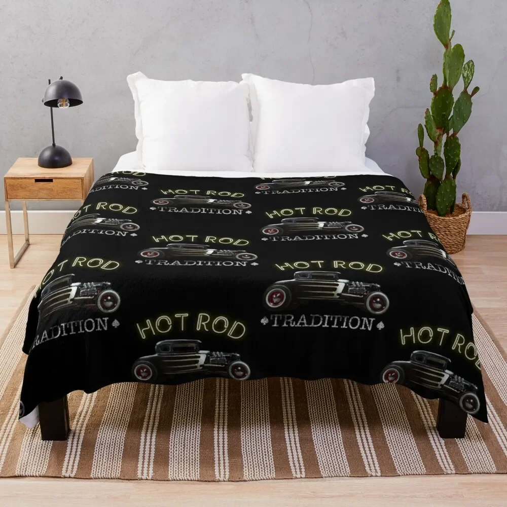

1930 1931 Ford Model A 5 Window Coupe Hot Rod Throw Blanket Luxury Thicken Flannels Blankets