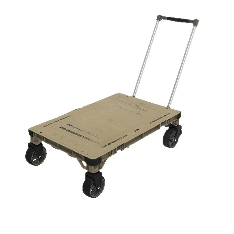 Foldable outdoor family camping table trolley case
