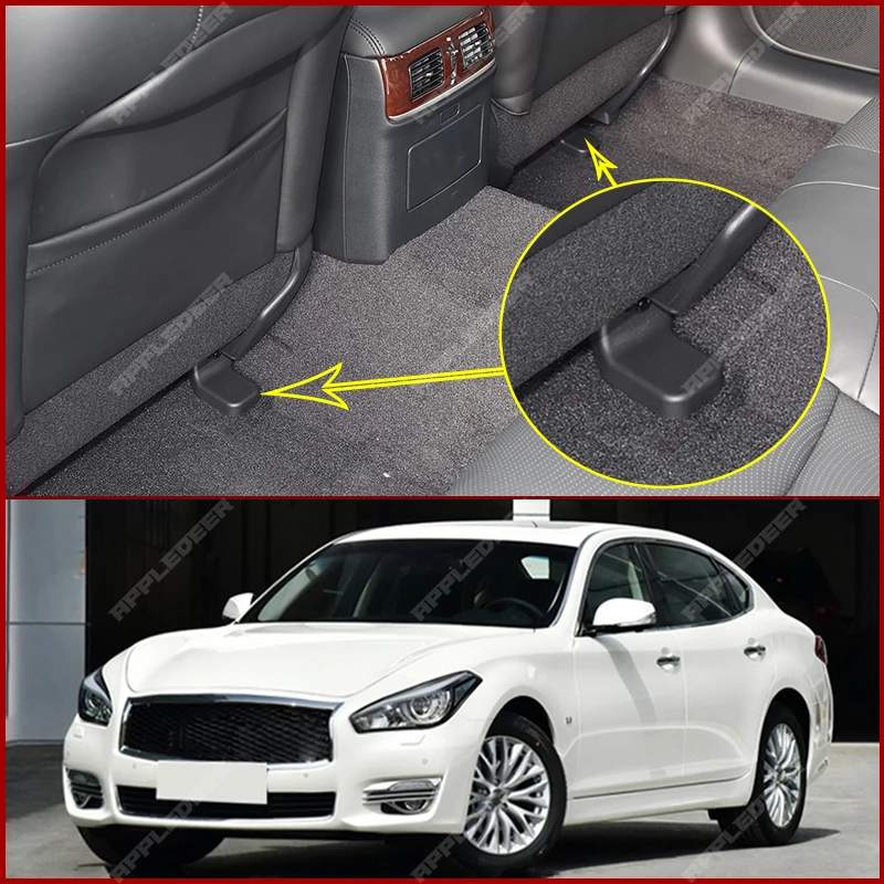 For Infiniti Q70L 2013-2019 Double Layer Car Floor Mats Custom Auto Carpet Cover Interior Accessories