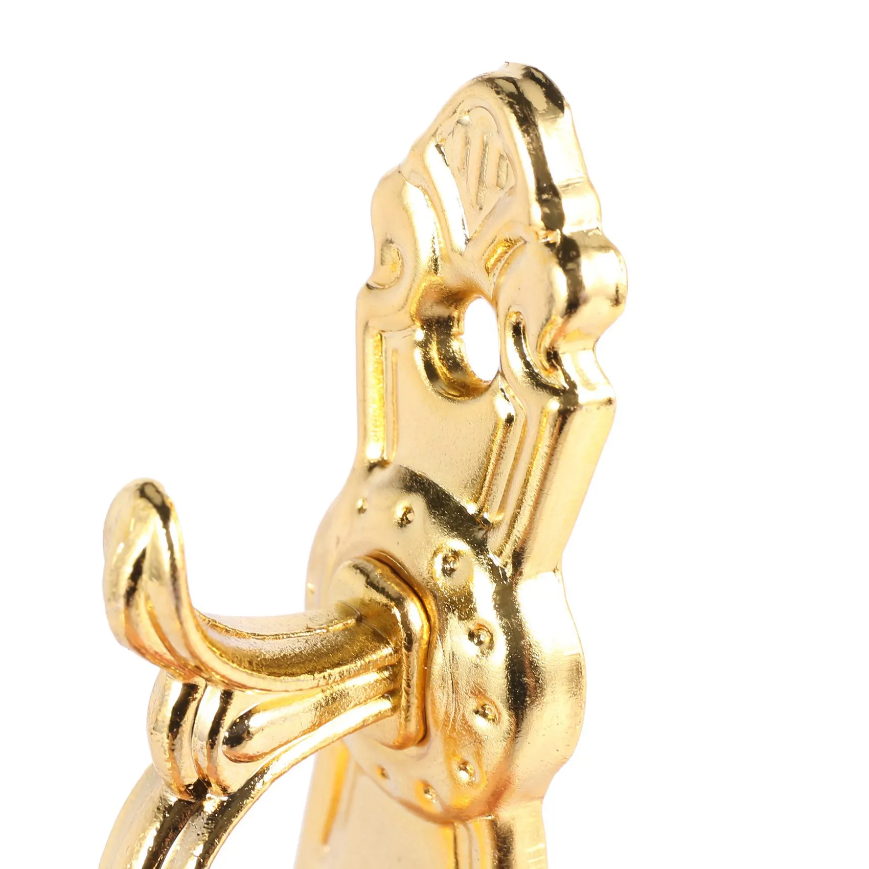 

A50U Screw Mount Curtain Tassel Tie Back Tieback Wall Hooks 4PCS Gold Tone
