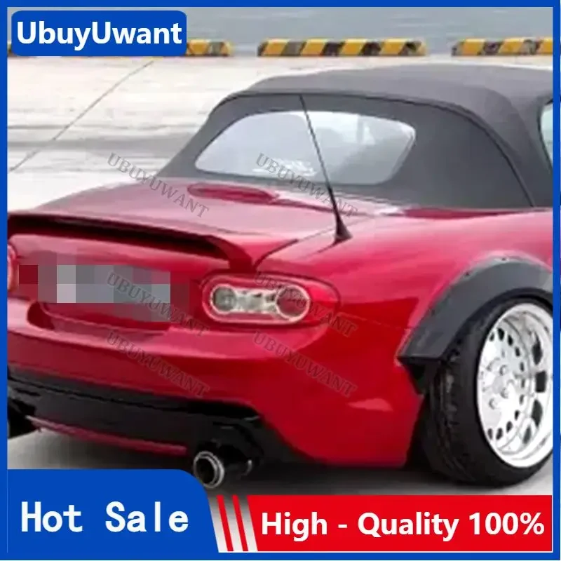 For MX5 NC NCEC Roster Miata 2009-2015 R B K Carbon Fiber Trunk Spoiler Roof Lip Kit Car Rear Spoiler Wing Exterior Kit