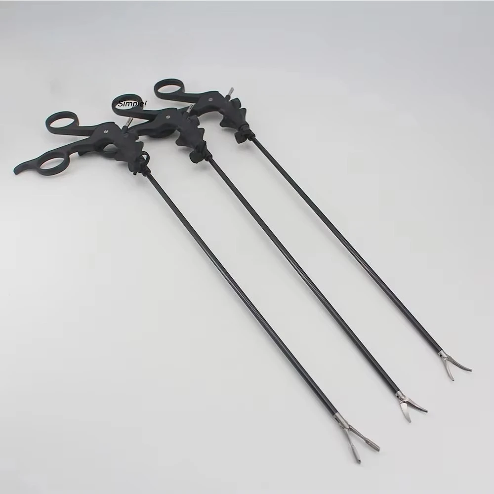 CE Certified 5mm Laparoscopic Dissecting Scissors Grasper Set Reusable Endoscopic Surgical Forceps Instrument