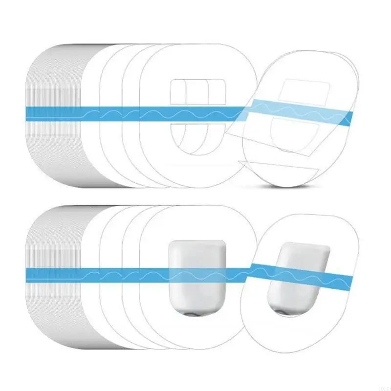 HX6D 30/50PCS Клейтные пятна для Omnipod Sports Stickers покрывает водонепроницаемые