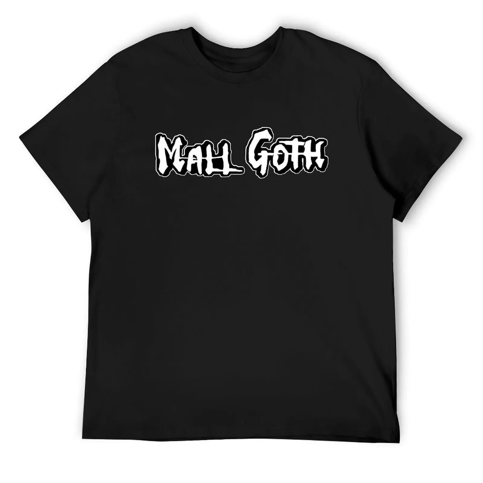 Old Hot Topic Mall Goth (White) T-Shirt aesthetic clothes boys whites plain t shirts men