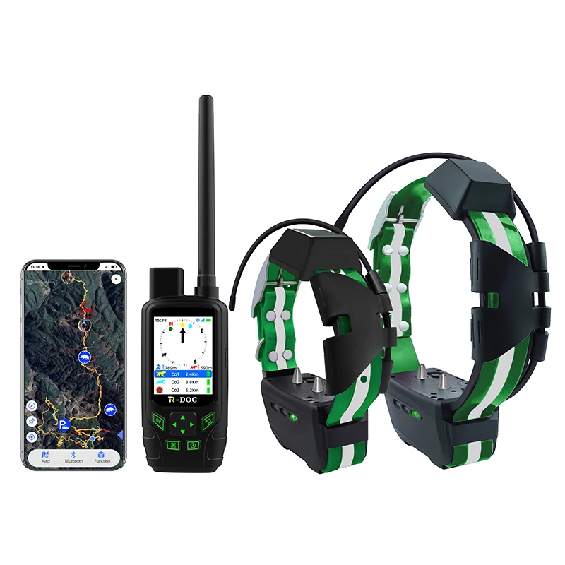 

Оптовая продажа IP67 Водонепроницаемый ошейник для охотничьих собак Опция до 10 миль Диапазон 4 г GSM трекер GPS Охотничьи собаки