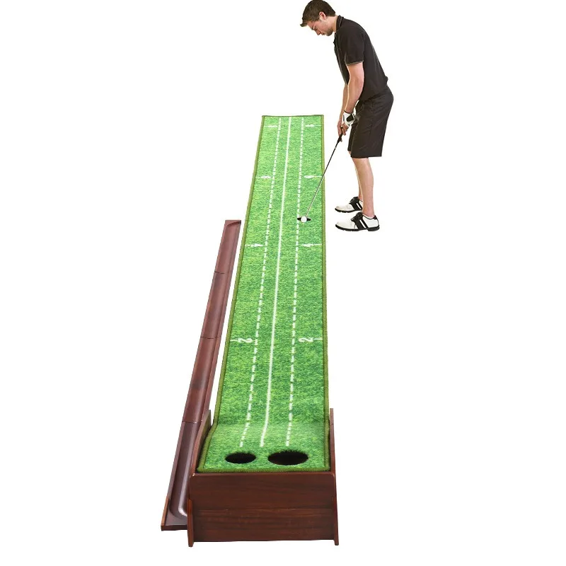 

2026 Factory Professional Golf Practice Mat Golf Putting Green Mat Golf Training Long Challenging Putter For Indoor/Outdoorpromo
