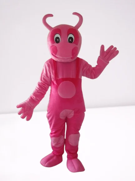 

Cute Pink Ants Mascot Costume Cartoon Backyardigans Uniqua Cosplay Costumes Birthday Character Party Maskote Halloween Anime Car