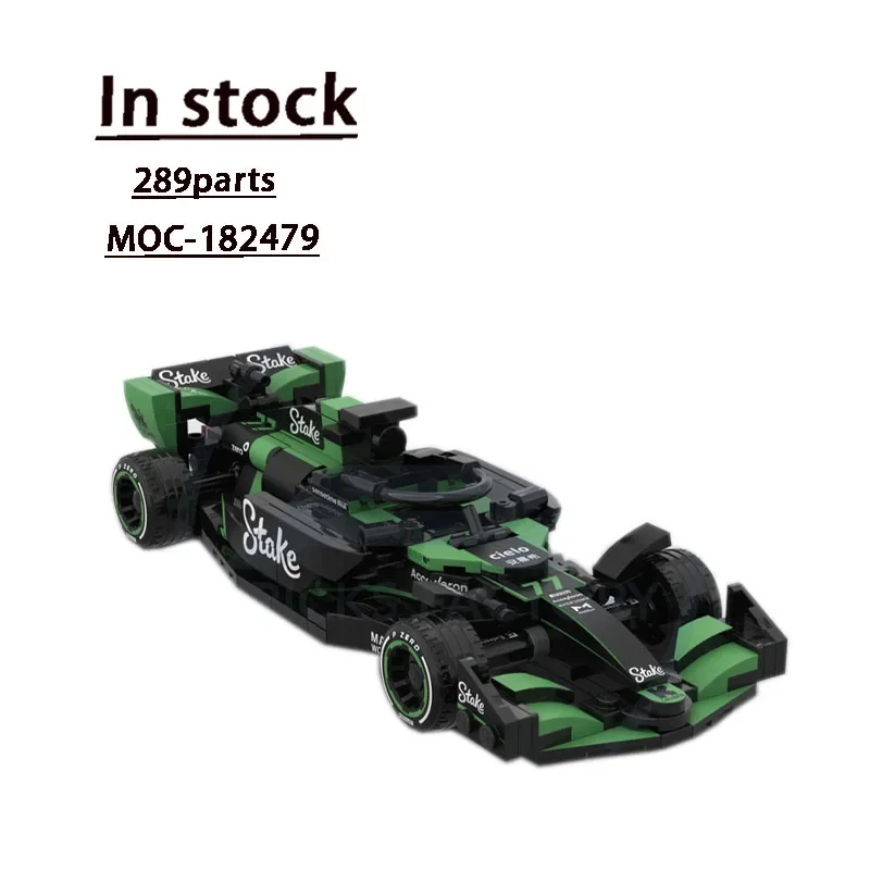 

MOC-182479 F1 Formula One C44 Building Block Model 289 Building Block Parts MOC Creative Building Blocks Kids Birthday Toy