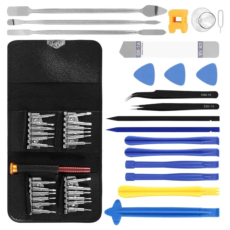 Y50A-45 In 1 Opening LCD Screen Cell Phone Repair Tools Kit For Phone Laptop Watch Glasses Repair Tools Kit