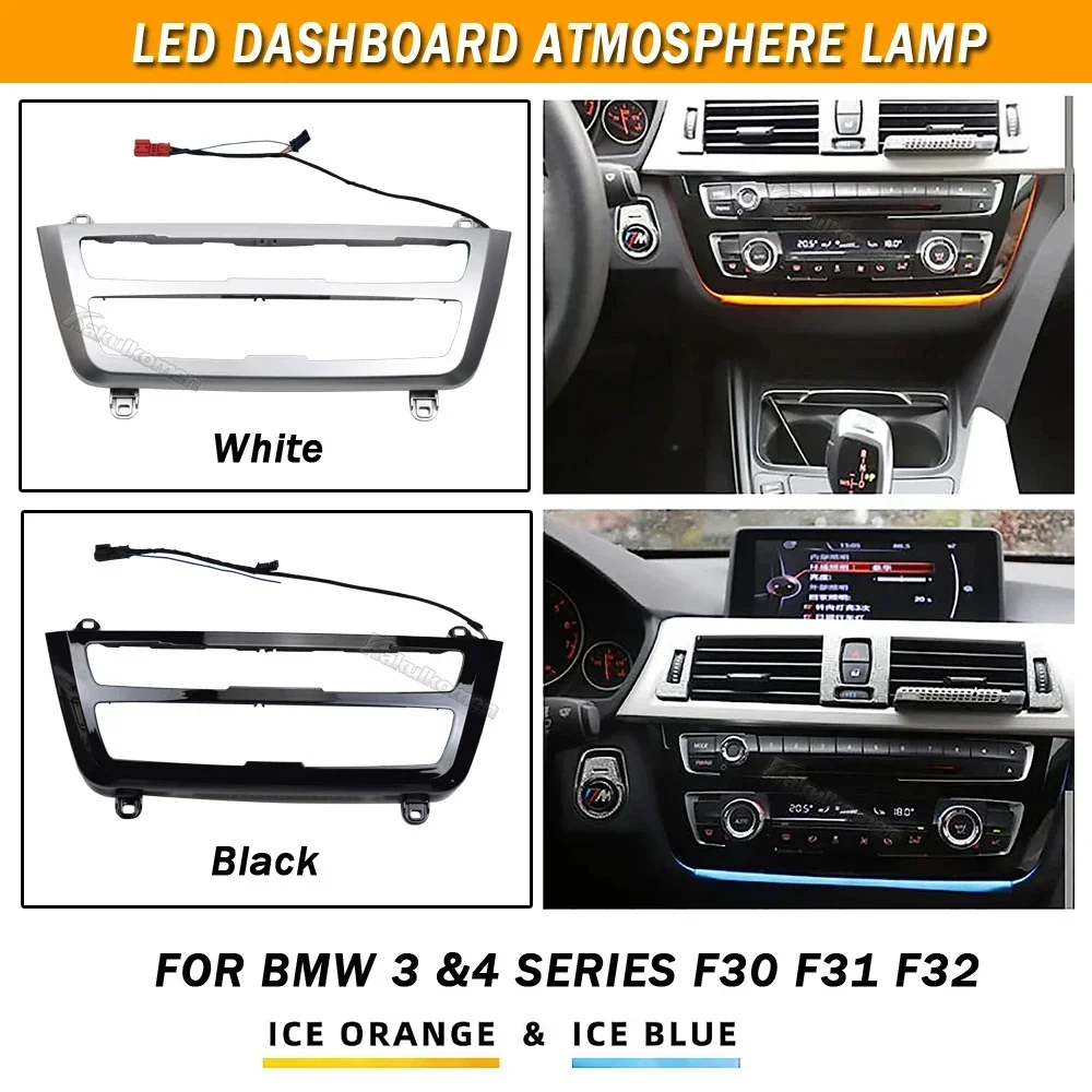 New For BMW 3  4 series F30 F35 F36 3GT F34 M3 M4 F80 F82 F83 Ambient Light Kit Dashboard Center Console Center LED Lighting