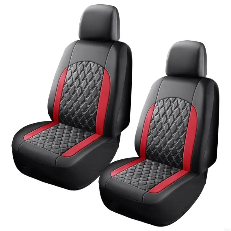 M76E Set mit 2/4/9 PU-Leder-Autositzbezügen, modisches Design für Familienfahrzeuge, SUVs – Detail 7