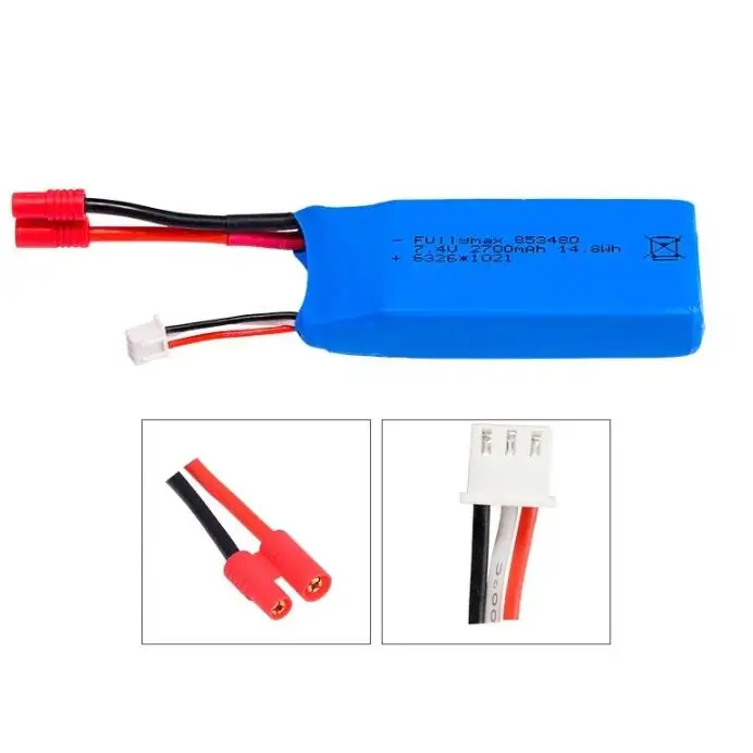 2s 7.4 V 2700 mAh Lipo Battery For Syma X8W X8C X8G X8HC X8HW X8HG HQ899 RC Drones Spare Parts Vs 7.4V 2500mah Battery 903480
