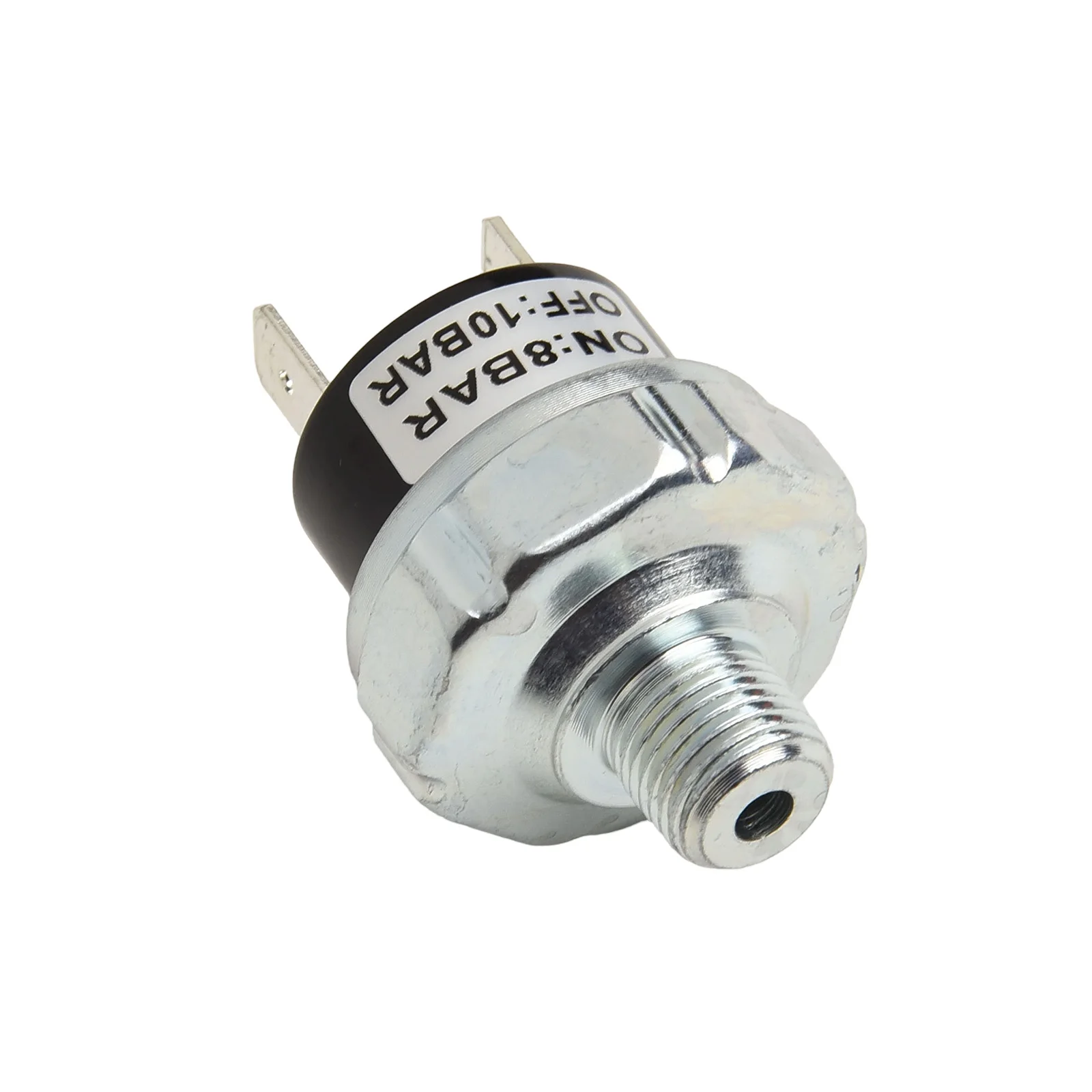 1/8 NPT Thread Air Pressure Switch Supporting 12V and 24V DC Input for Use in Air Compressor Pneumatic and Train Setups
