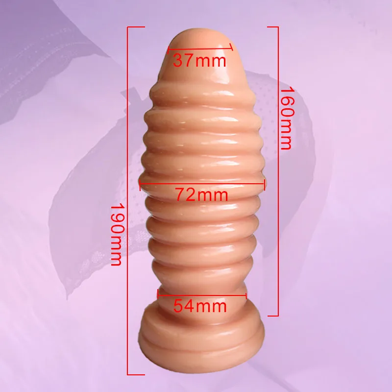 Soft Large Anal Plug Butt Plugs Big Anal Vaginal Dildo Plug Balls Prostate Massager Dilatodor Aanal Adult Sex Toys for Woman Men