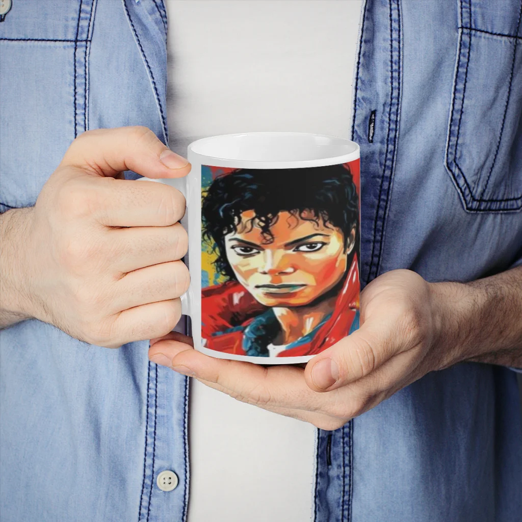 MJ M-Michael Jackson King of Pop Tea Coffee Mugs  Thermal Color-changing Cups Milk Cup Wedding Gifts