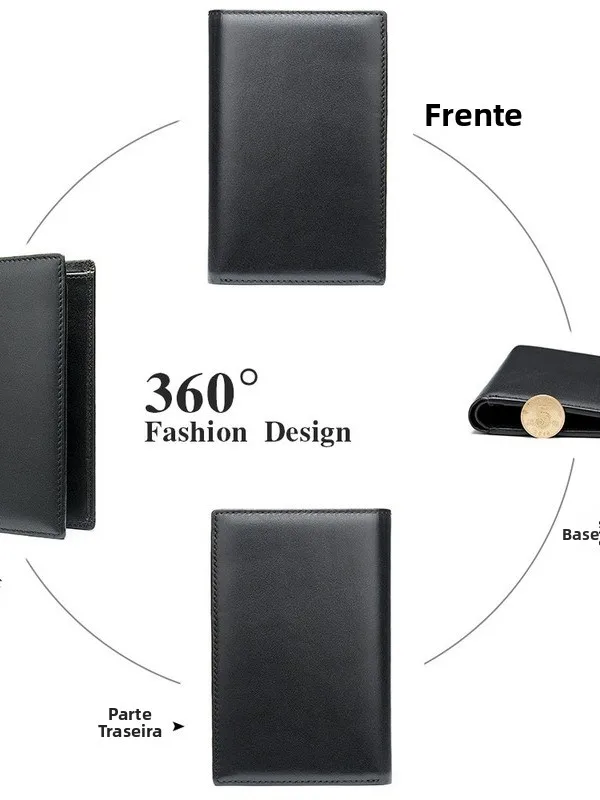 high-quality-business-leather-passport-wallet-men's-coin-purse-multi-card-slot-top-layer-cowhide-genuine-leather-document-holder