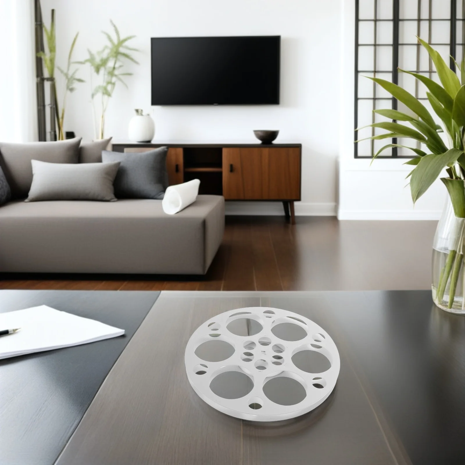 

Vintage Cinema Wall Art Metal Film Reel Decorative Projector Sculpture Rustic Industrial Home Bar Theater Room Decor