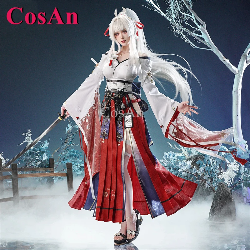 CosAn Game Wuthering Waves Feixue Cosplay Costumes Goegeous Elegant Combat Uniforms Activity Party Role Play Clothing S-XL New