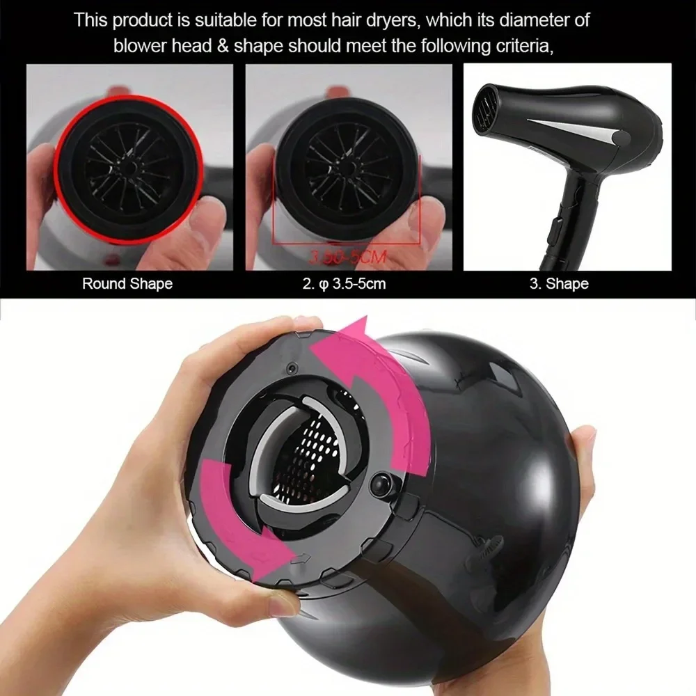Bestauty Hair Dryer Diffuser Adjustable Blow Dryers Diffuser for Curly or Wavy Hair Styling Accessories