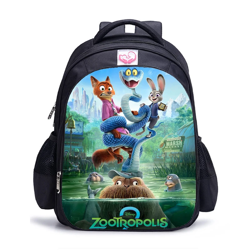 ズートピア 2 バックパック漫画少年少女ブックバッグ小学校整形外科子供用防水ランドセル素敵な Mochilas