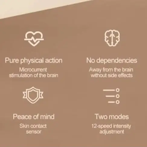 Handheld Microcurrent Sleep Instrument - Effective Insomnia Treatment Device, Anti-Anxiety & Stress Relief Pulse Massager