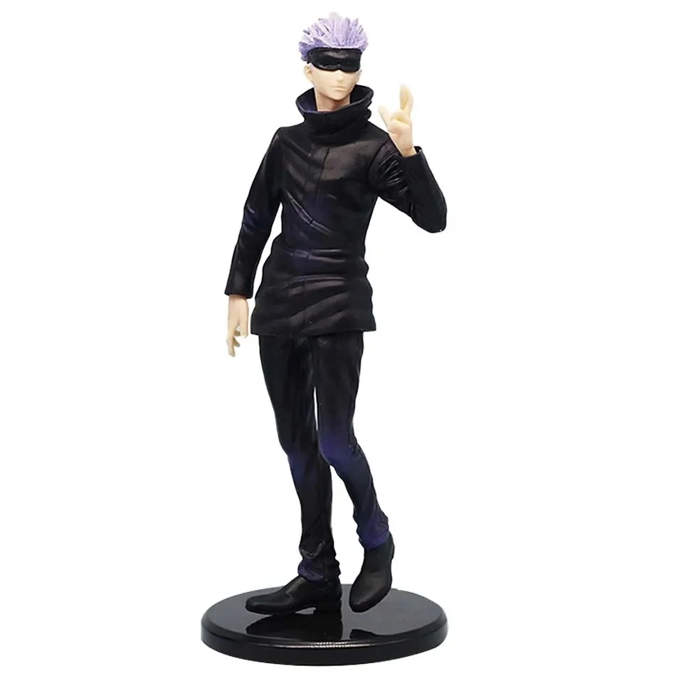 19cm Jujutsu Kaisen Anime-Figur Gojo Satoru Anime-Statue PVC-Actionfigur Sammlermodell Spielzeug Kinderdekoration Puppe