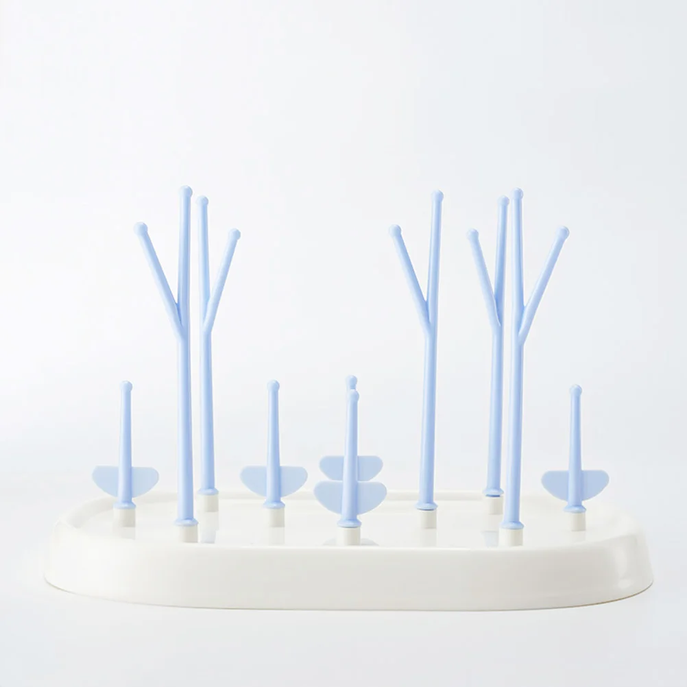 

Сушилка для детей - удобная пластиковая складная сушилка для бутылочек со съемным подносом для органайзера на кухонной столешнице