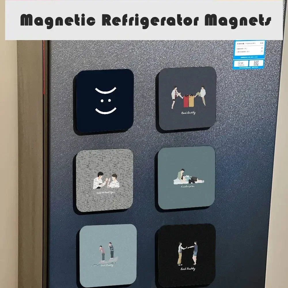 B-Bad Buddy Thailand TV Refrigerator Magnet Personalized Creative Magnetic Stickers With Magnets
