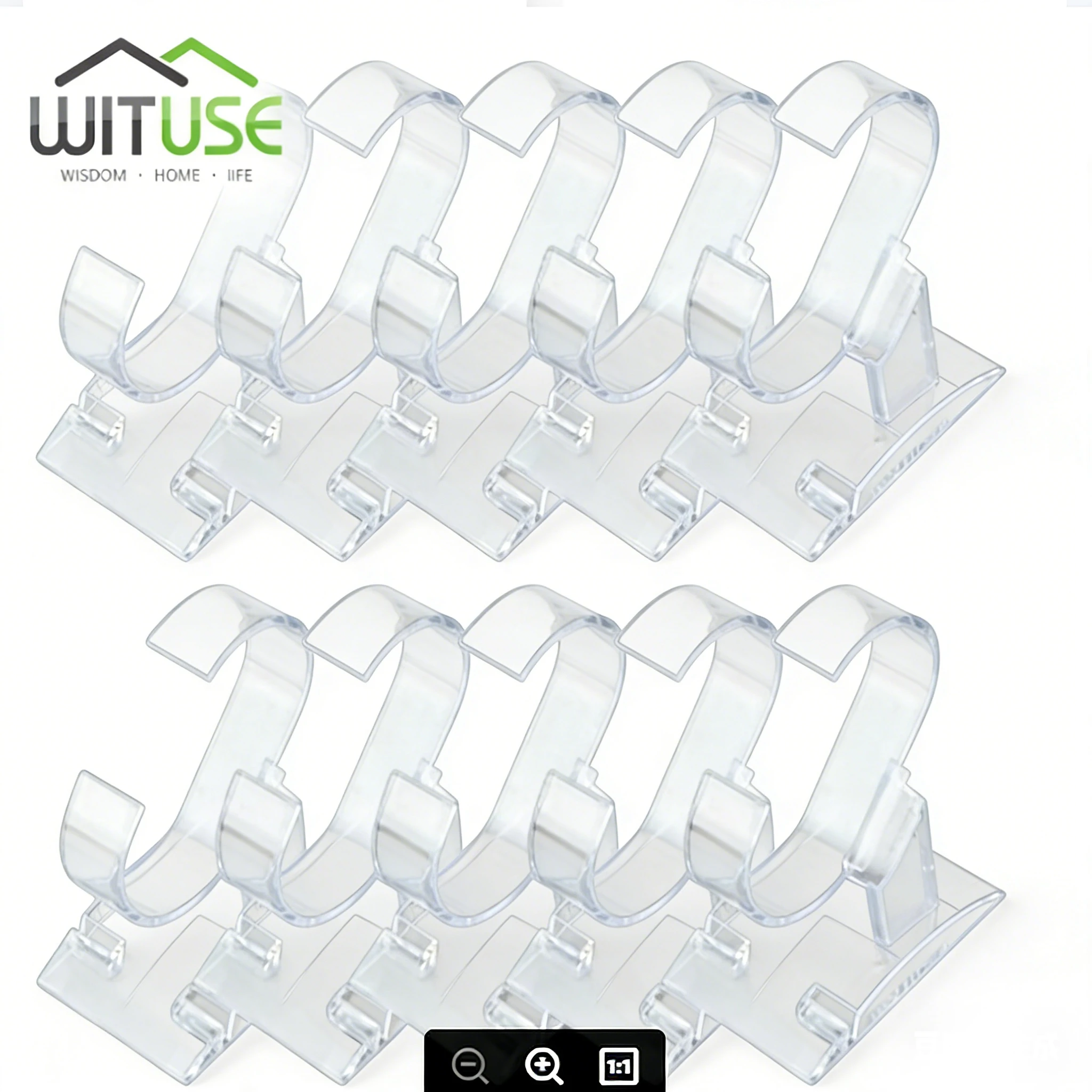 

20 шт. прозрачных акриловых подставок для часов, прозрачные держатели-органайзеры для мужских и женских смарт-часов, подставка для магазина и дома