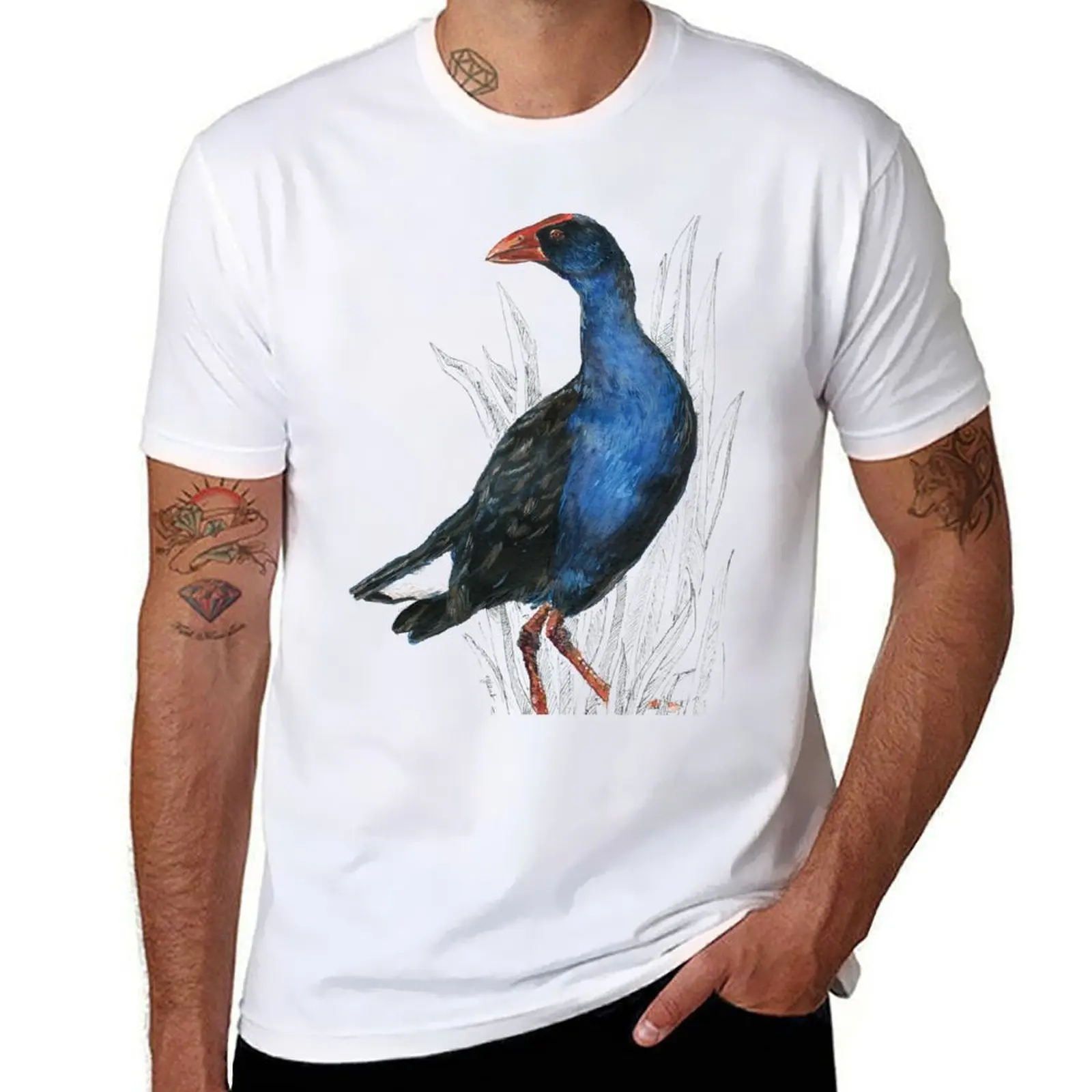 

Mr Pukeko T-Shirt t shirt man designer t shirts for man graphic funny cotton t shirt man T-Shirt