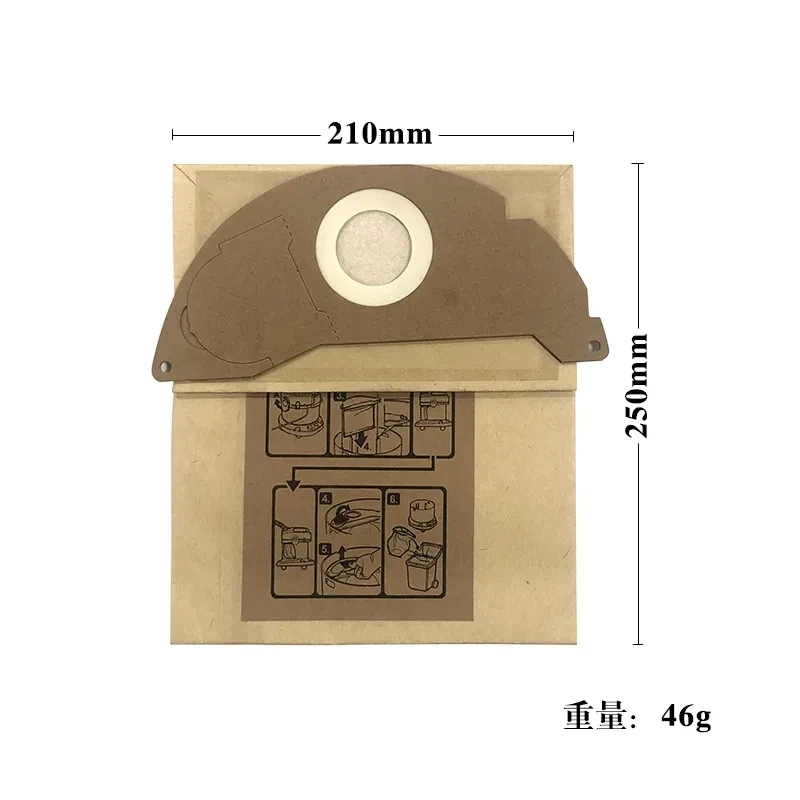 Hepa Filters Dust Bags For Karcher WD2.250 WD2250 A2004 A2054 MV2 WD2 Vacuum Cleaner Spare Parts Bags Replacement Accessories image 6