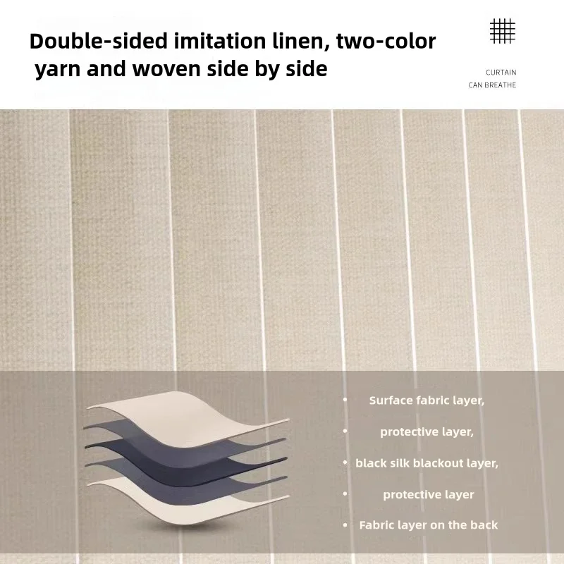 Thickened accordion shower curtain gradient color, bathroom wet and dry separation waterproof cloth divider curtains