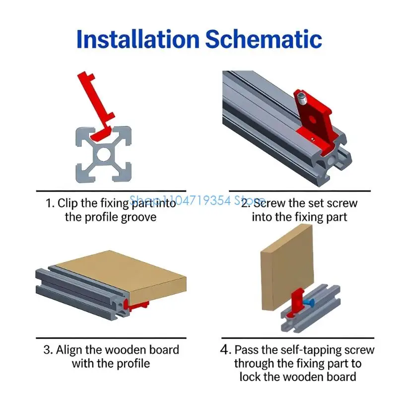 0XLD Universal Aluminum Connecting Brackets And Fasteners For Fabrication Projects Furniture And Equipment Setups