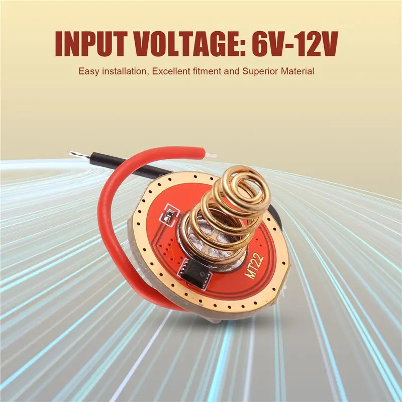 Driver Board Module XHP70 6V LED 5A Constant Current Driver Board 22Mm Input Voltage 6-12.6V Flashlight Accessories