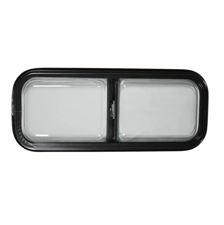 800*400mm Double Arylic Glass RV Slding Window, Round Corner, Acrylic Window Custom Sizes
