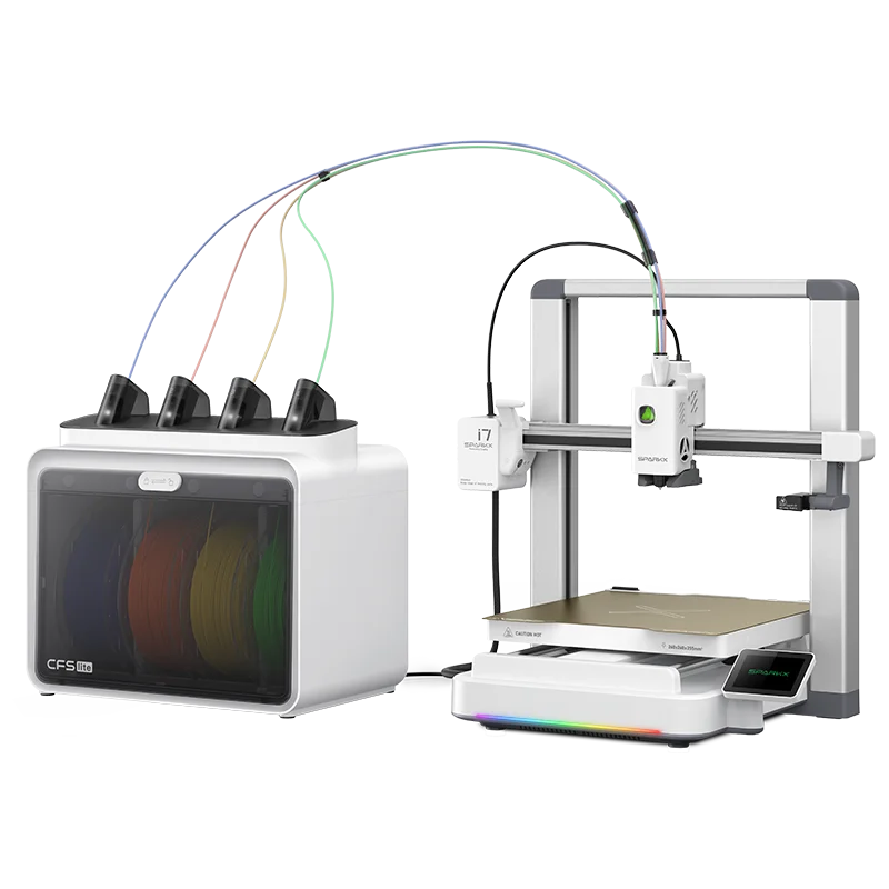 2026 New Arrival I7 Combo Multicolor 3D Printer 260*260*255mm AI Photo-to-3D Low Waste Desktop 3D Printer