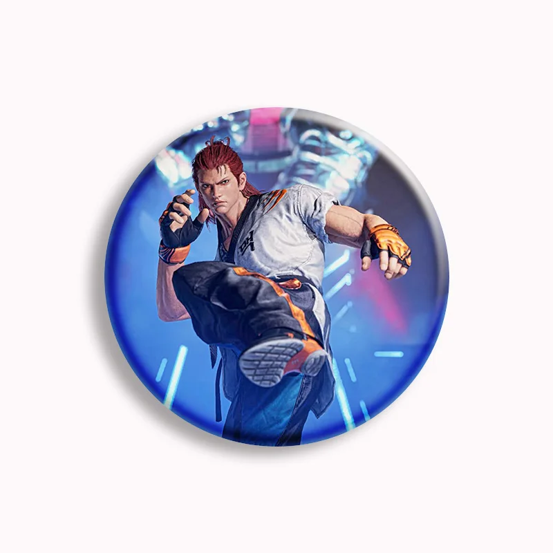 Afbeelding 4: Hot Game Tekken 8 Karakter Anime Zachte Knop Pin Vintage Vechtspel Broche Badge Tas Decor Accessoires Kinderen Kind Geschenken