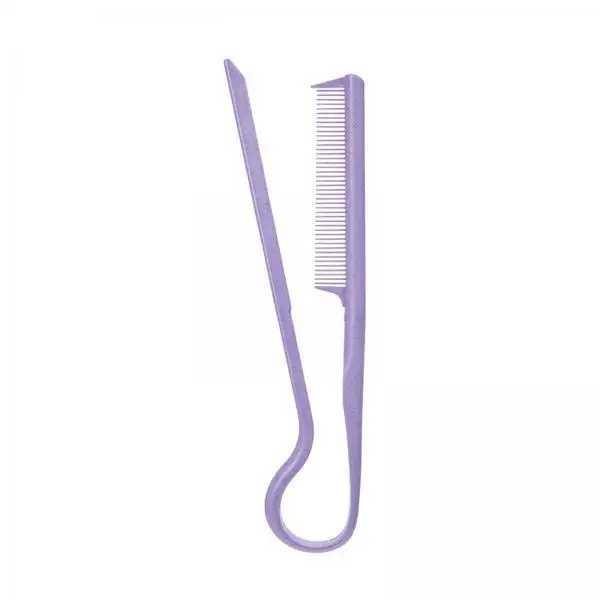 Salon Hair Straightener Comb V Shaped Design Firm Grip Flat Iron Comb for Professional Barbers