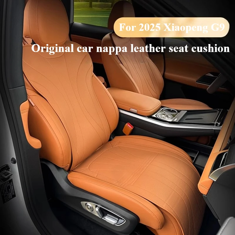 

24-25Seat Cover For XPENG G9 Custom Fit Seat Covers AllSeason Breathable Car Seat Protector Interior Protection Auto Accessories