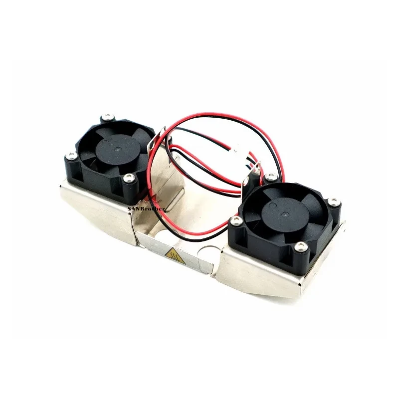 Newest 2017 UM2+2 UM2 Extended+ Dual Fan Bracket With 2 Cooling Fans 12V/24V For 3D Printer Parts Wholesale