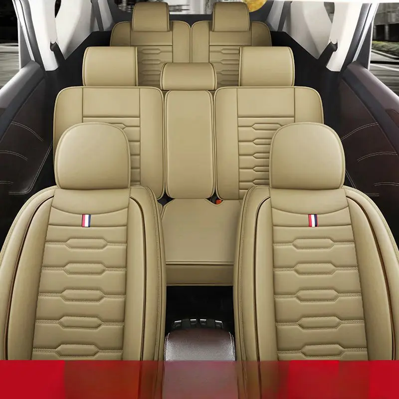 Seven-seater Special Car Full Set Of Leather  Suitable For Wuling Hongguang Seat Cover Glory Changan Onuo Car Seat Cover