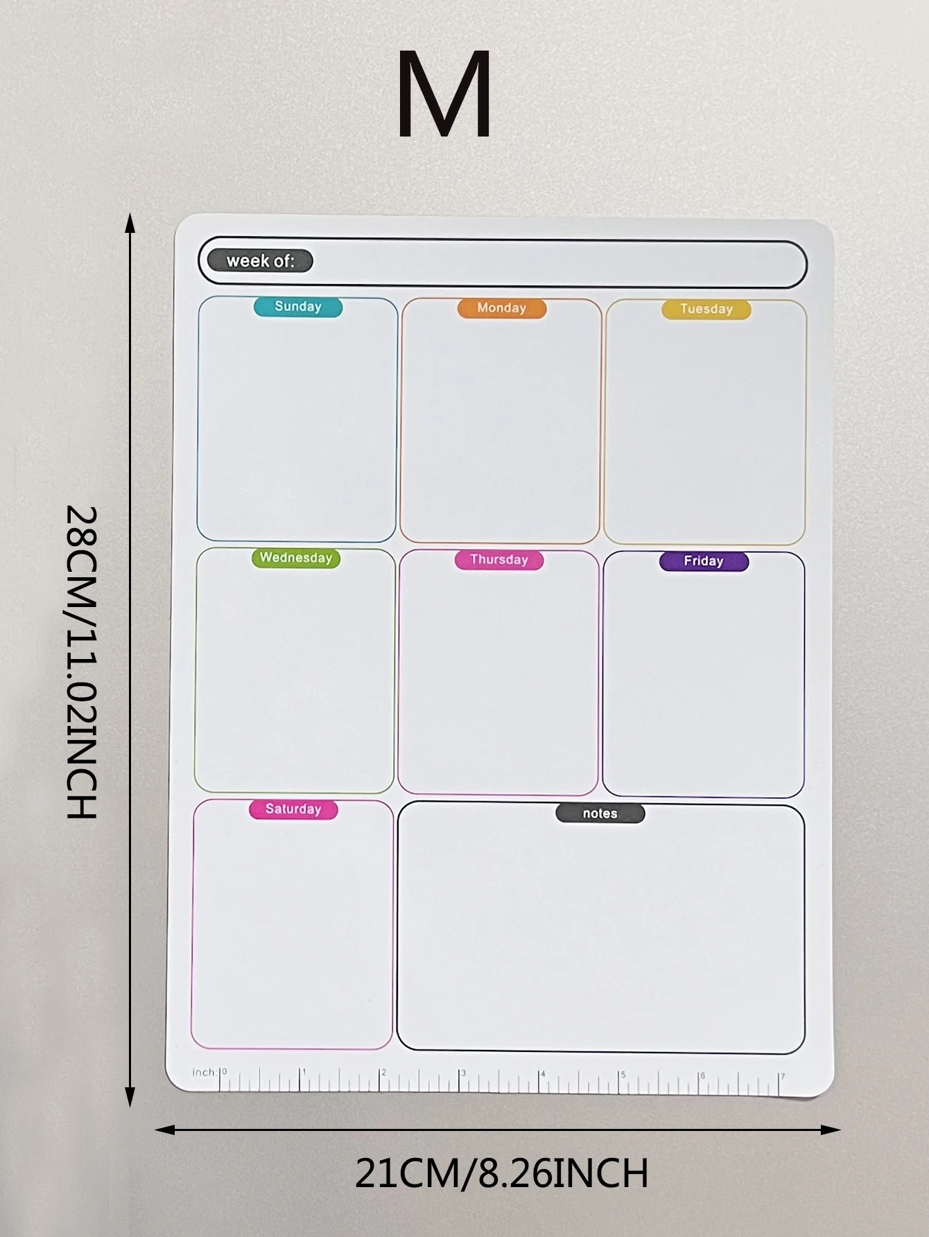 1 magnetic refrigerator sticker calendar magnetic whiteboard wall sticker learning schedule refrigerator message form