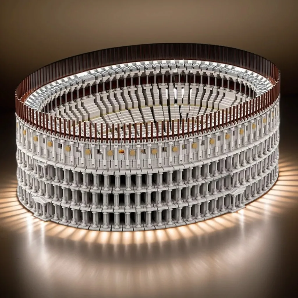 11371pcs MOC Architecture The Real Colosseum Model Building Blocks Architecture Toys Christmas Gift Brick Birthday 3D Assemble