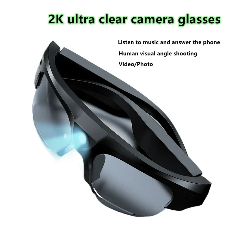 

HD 2K sports DV smart Bluetooth glasses for calling, listening to music, cycling, shooting audio, sports camera