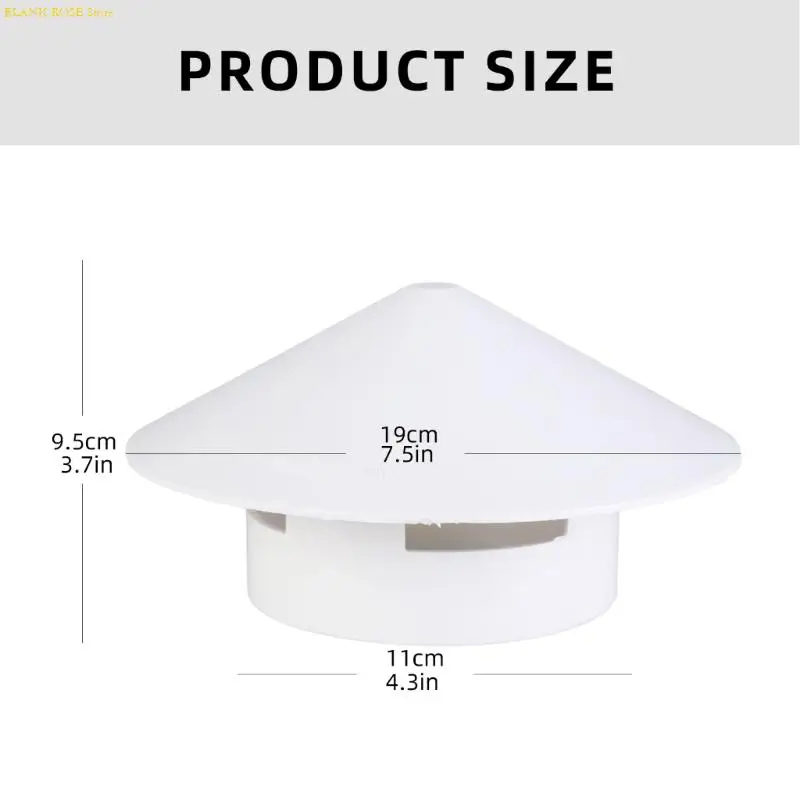 NOUVEAU PVC CHIMNEY RAIN CAPAS CAPA