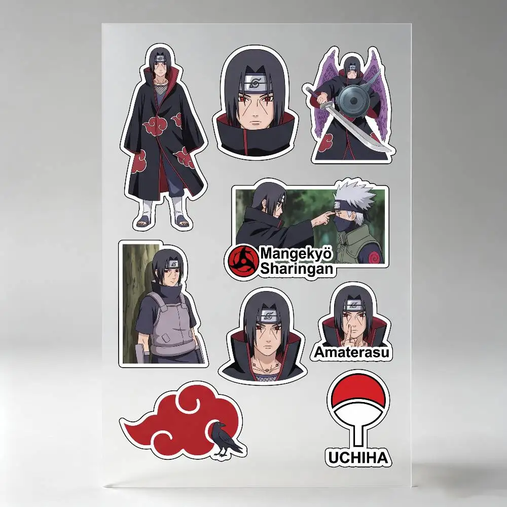 Uchiha Itachi Anime Character Stickers Auto Body Bumper Windows Motorcycle Laptop Walls Vinyl Decal Car Tuning Accessories