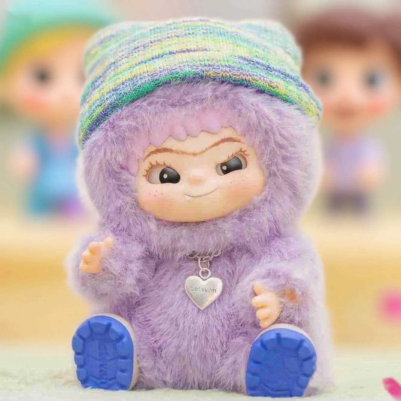 Doll WAKUKU Mao Chao Fun Party Series Blind Box Wakuku Bag Pendant Handmade Plush Doll Ornament Doll Keychain Gift