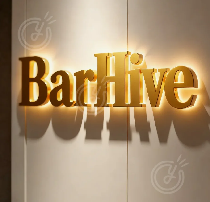 Custom Logo Sign Business Decorative Letters Acrylic Neon Signage Led Light Signs Wall Advertising De Restaurant Large Luminous